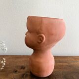 Child face head pot cover