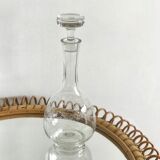 Bohemian engraved decoration Crystal decanter