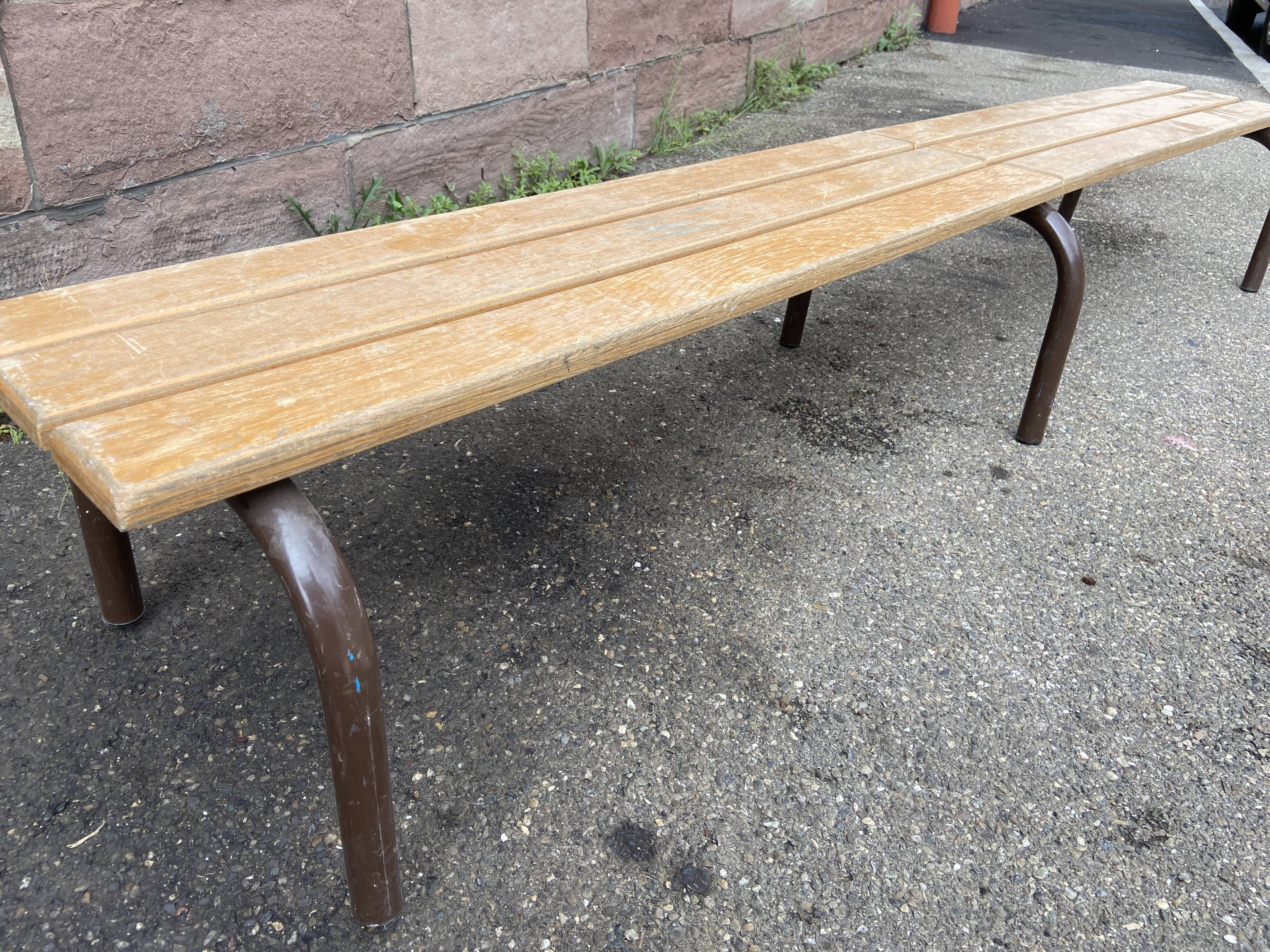 Industrial children's school bench Mullca 1960s