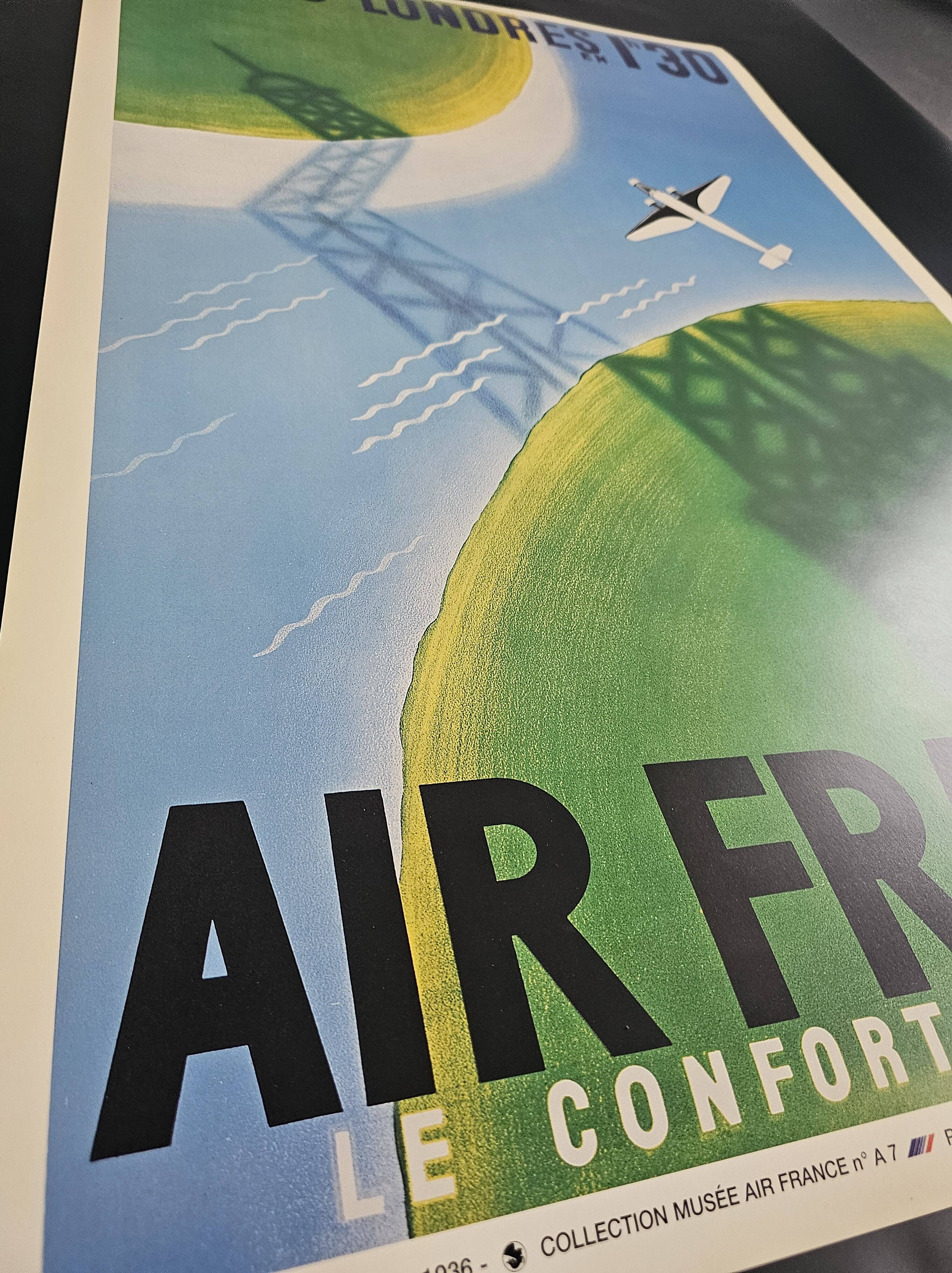 Air france poster - paris-london