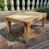 Table basse en bois huilé