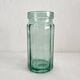 Vintage faceted glass jar vase
