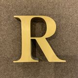 Letter.E . vintage metal