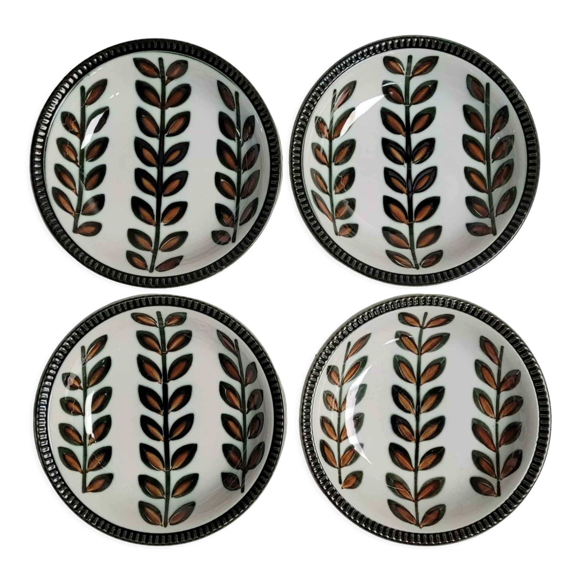 Set 4 plates Rambouillet 1966