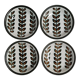 Set 4 plates Rambouillet 1966