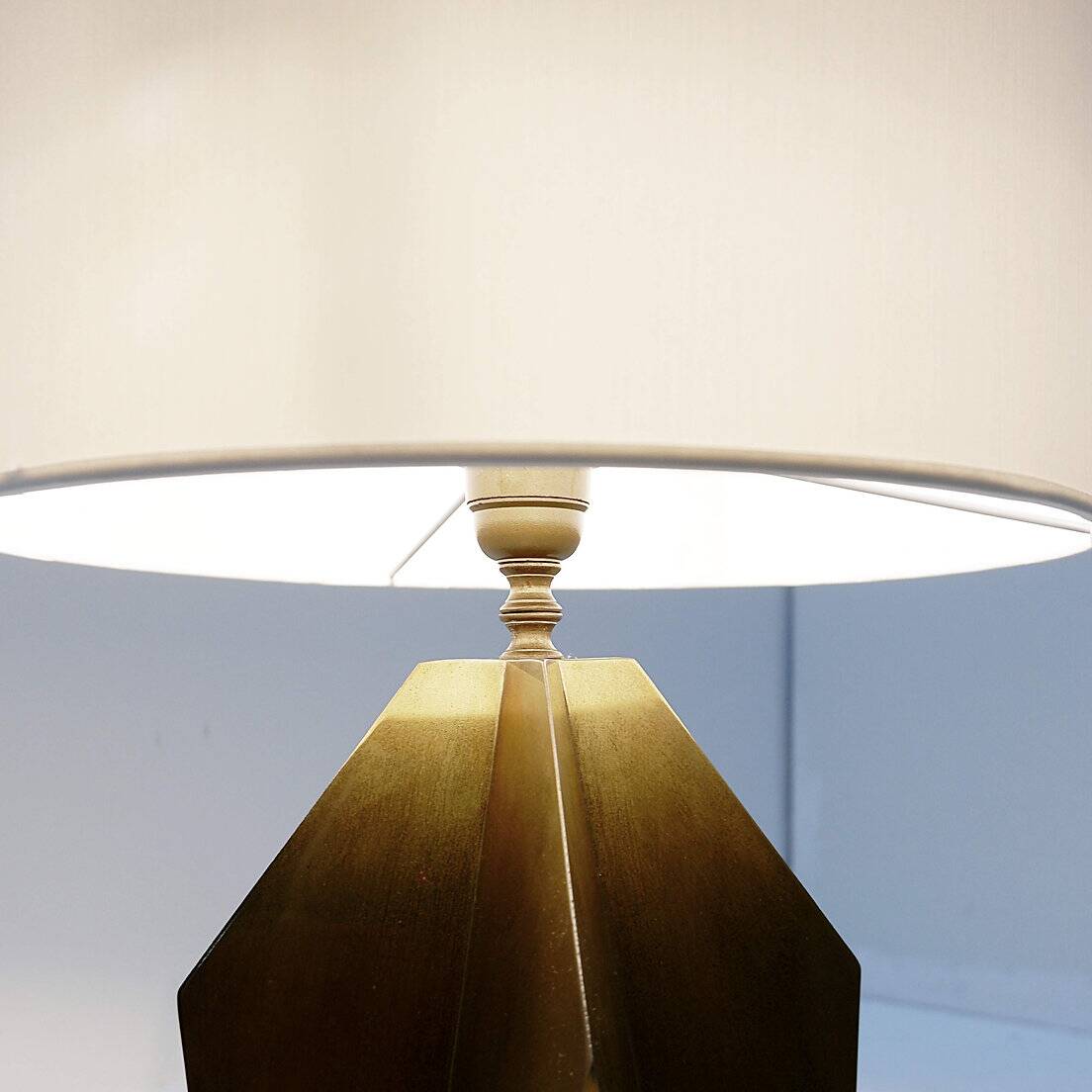 Brass Sculptural Table Lamp - 1960s