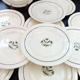 12 Terre de Fer Marmoz flat plates