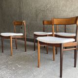 4 Danish rosewood chairs by Rosengren Hansen, 1960s