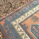 Antique Shirvan carpet, Caucasus 125x190, handmade wool, geometric tribal boho.