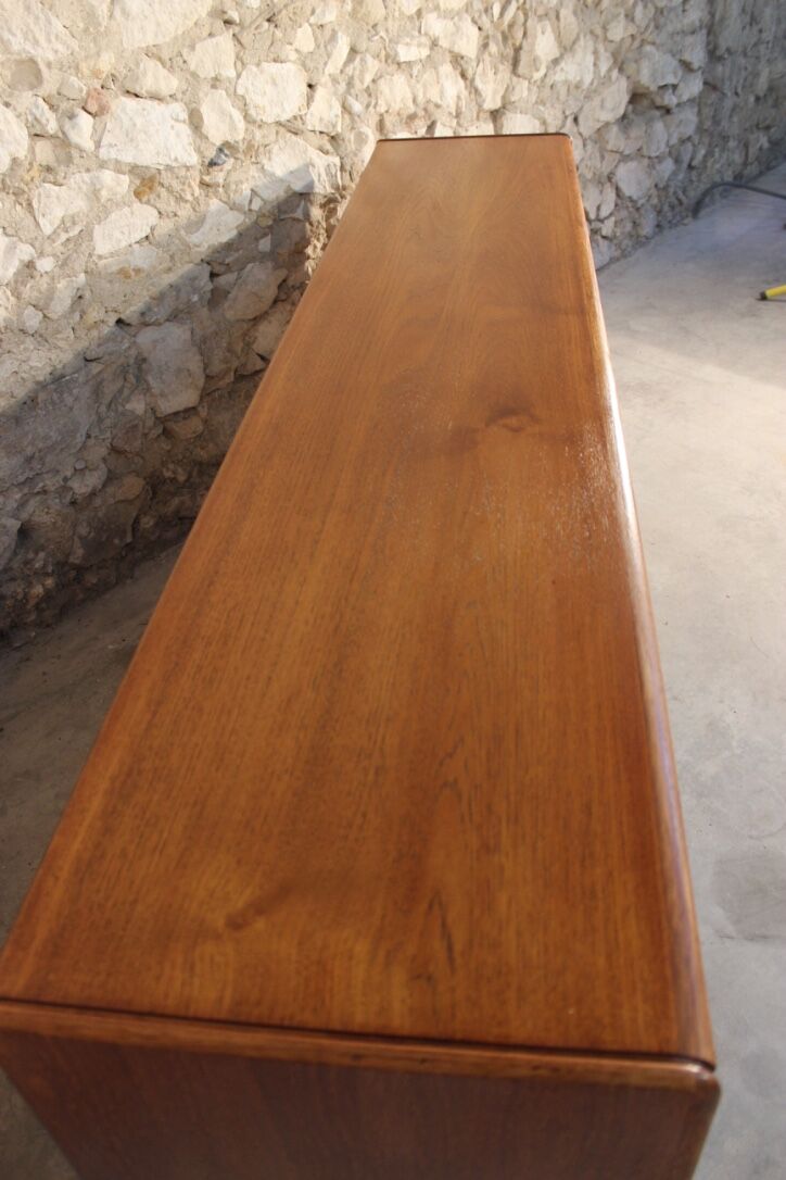 Sideboard vintage in teak and Rosewood, Scandinavian style by White & Newton