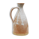 Carafe vintage en grès par roger jacques, saint amand