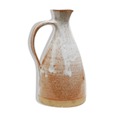 Carafe vintage en grès par roger jacques, saint amand