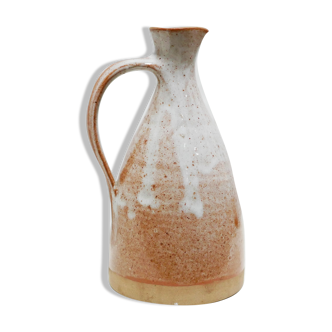 Carafe vintage en grès par roger jacques, saint amand