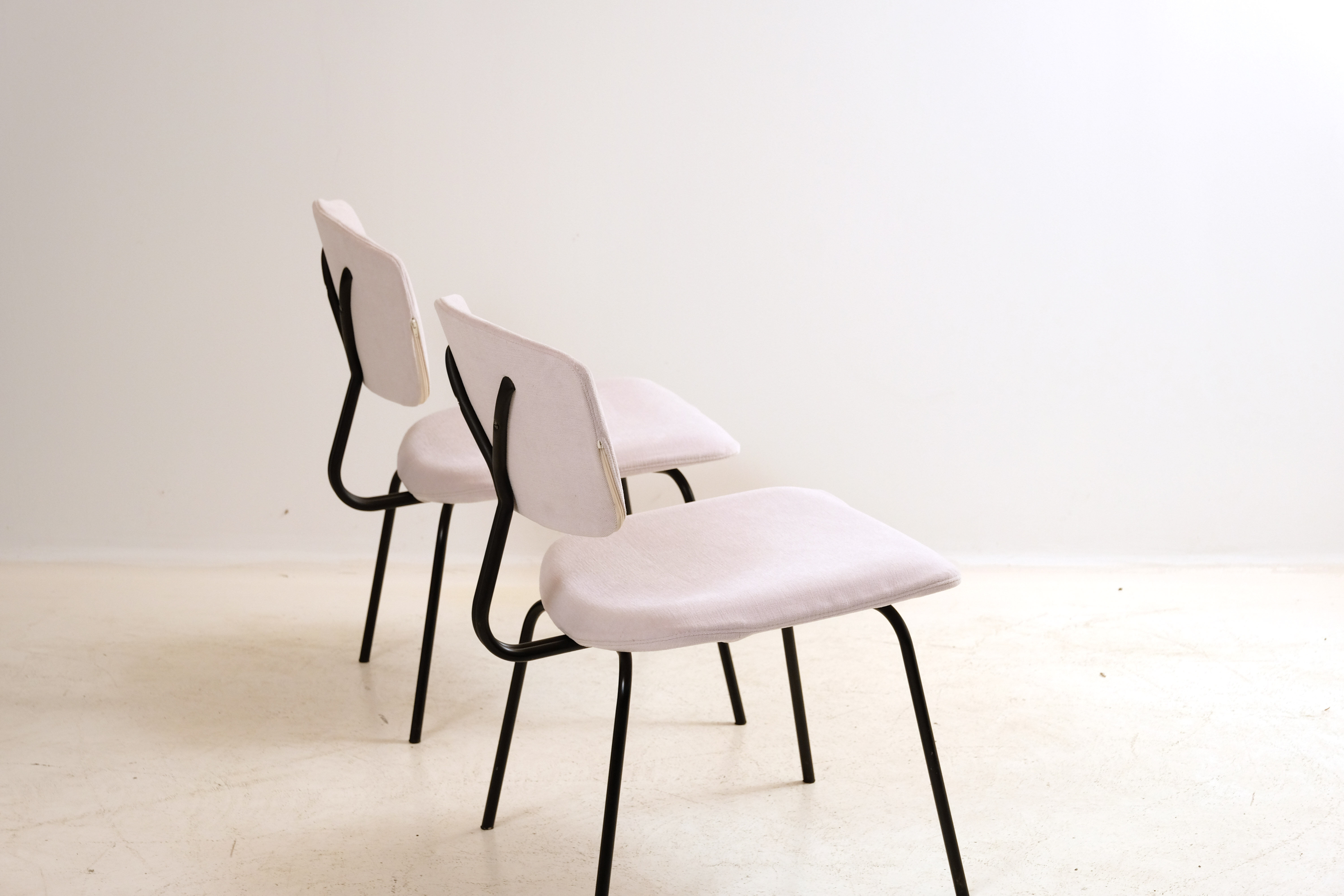 Pair of chairs Sunday C. Sclafert 1950's