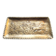 Gilded bronze pocket tray, signed Max Le Verrier: The attack of the chariot by the lions