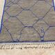 Berber carpet taupe and majorelle blue 200x308cm