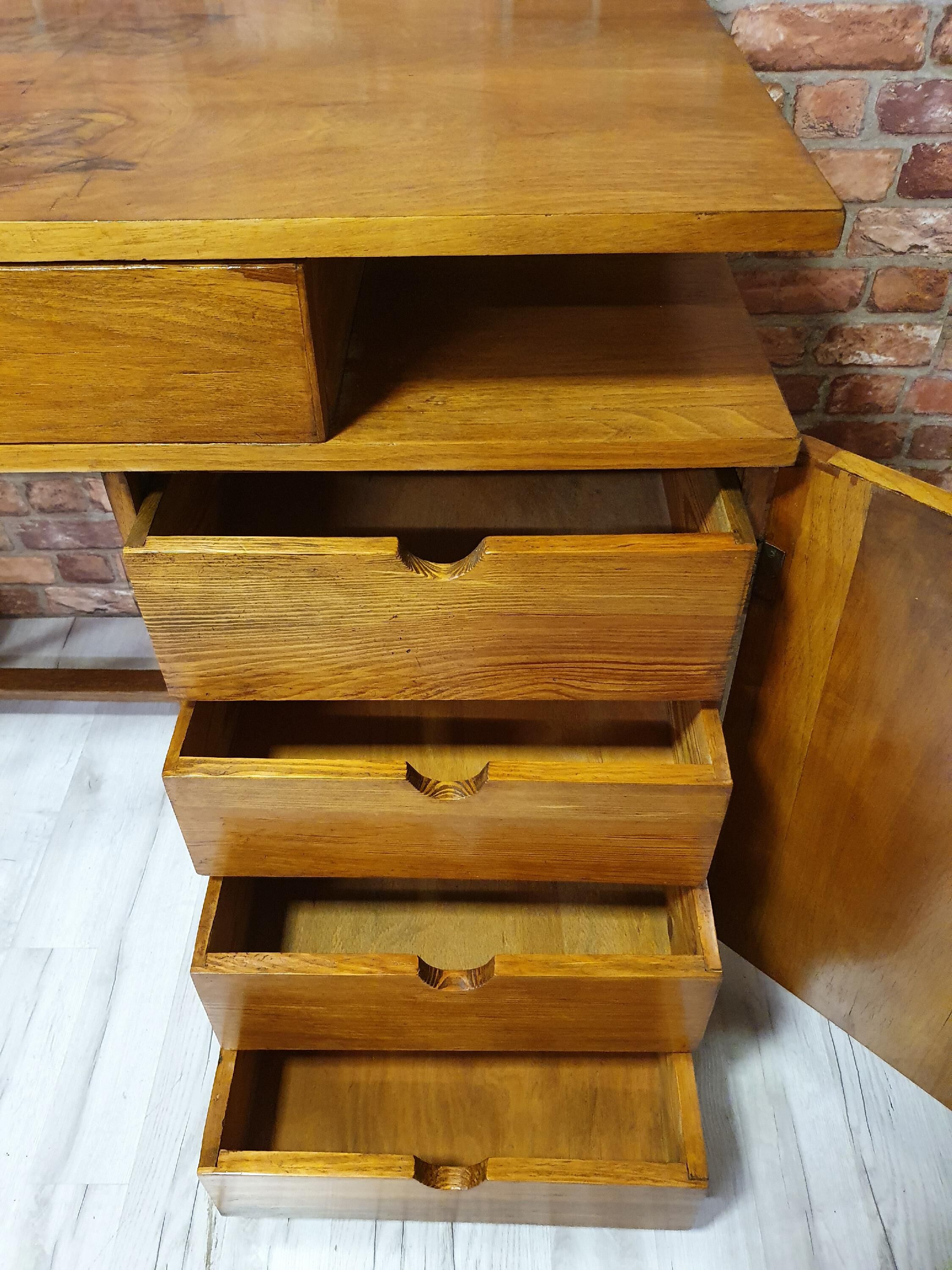 Retro desk, 1940s, after renovation