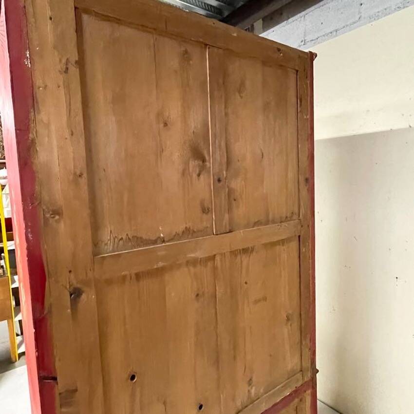 Trumeau with chest of drawers from the mid-20th century in chinoiserie style.