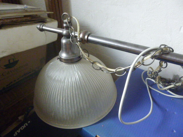 Antique billiard chandelier