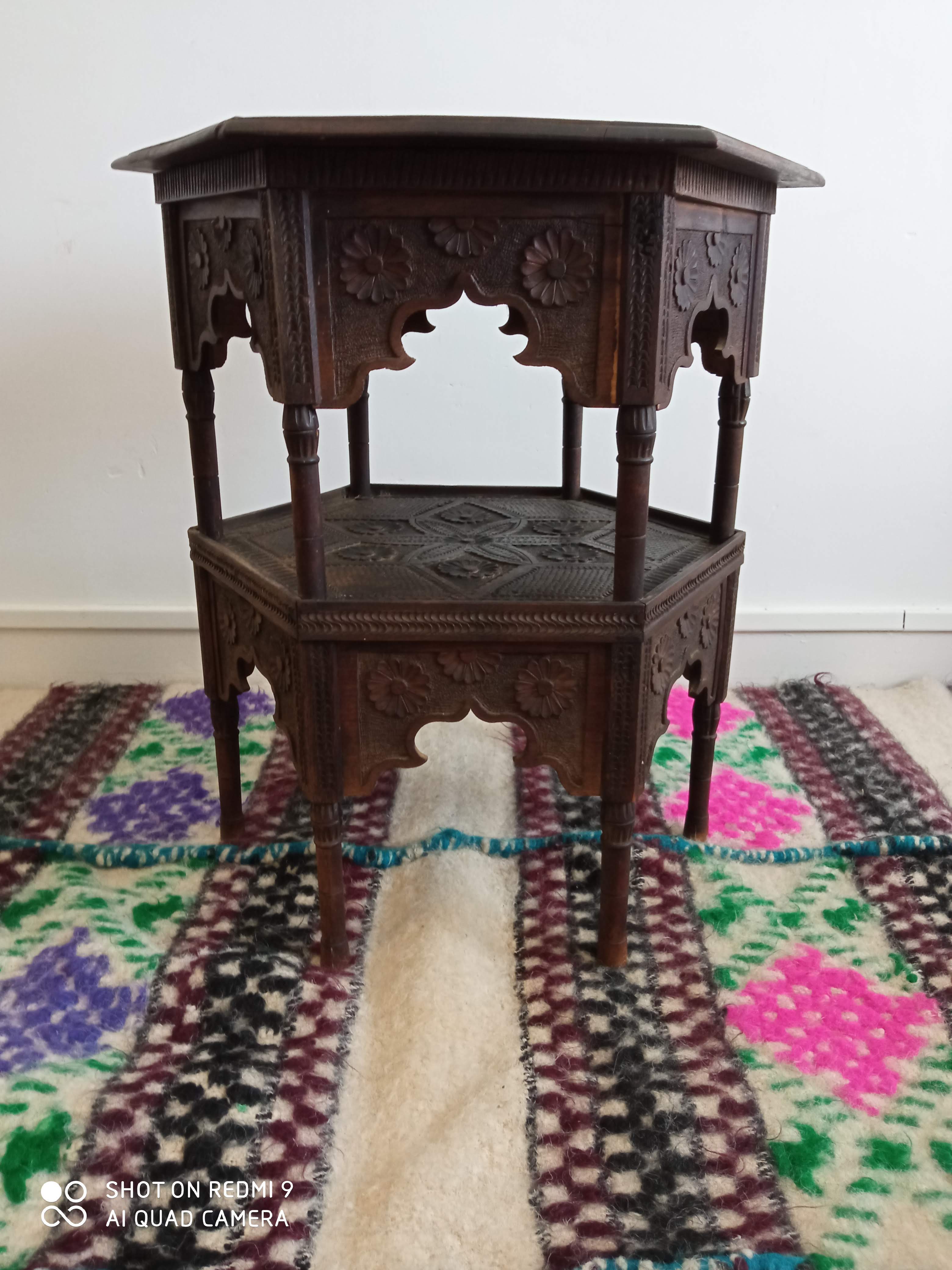 Indian wood healing carved around 1950