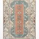 5x8 Shades Of Copper Green Vintage Oushak Rug, 146x227Cm SKU 24356