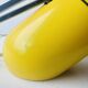 Na-718 ‘Aiai’ Folding Space-Age Desk Lamp In Yellow By Kreo-Lite, Hong Kong 1970S