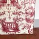 Fabric headhead Toile de Jouy