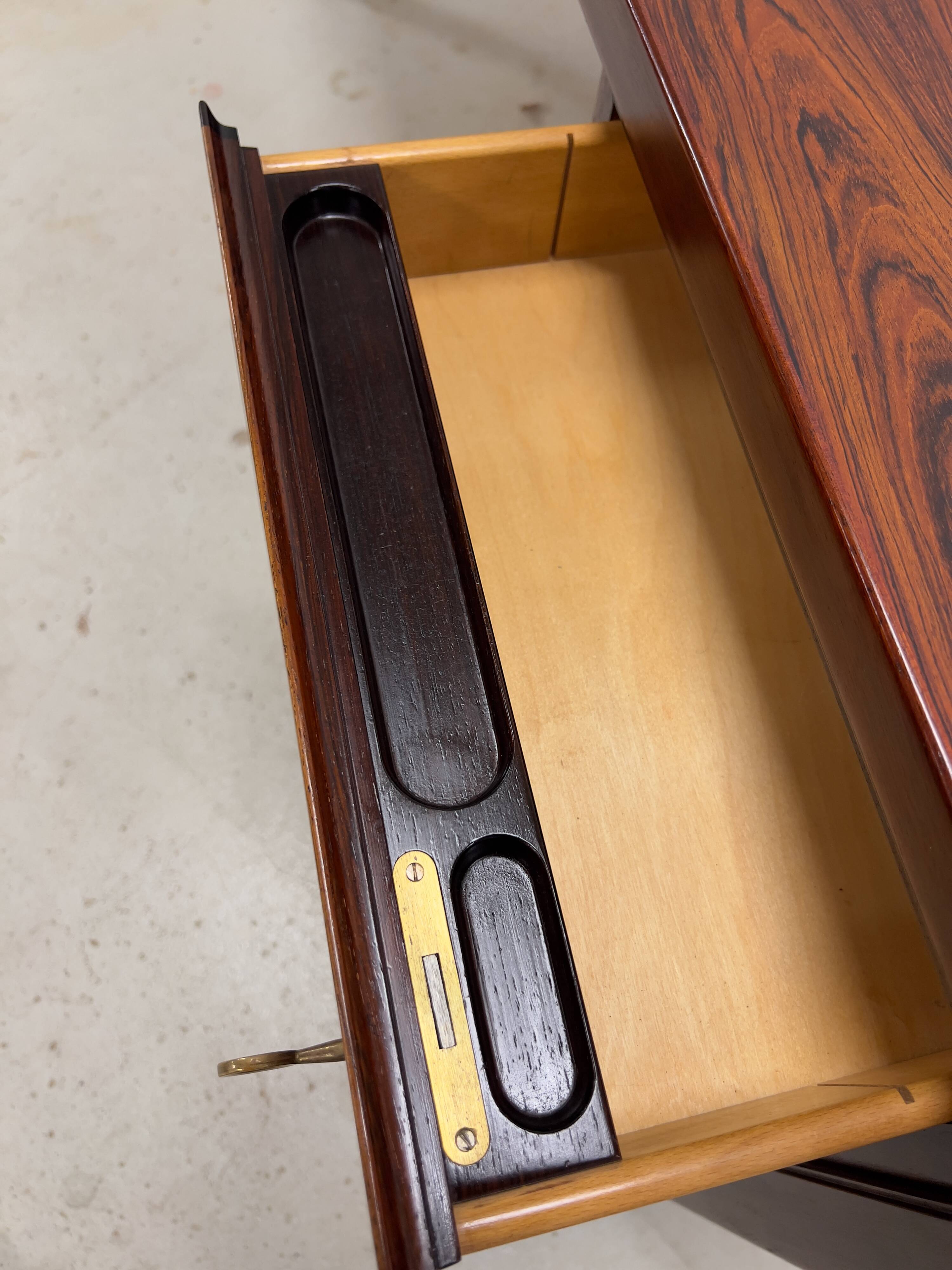 Gunni Omann Model 77 Rosewood Desk, 1960s.