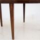 Table en bois de rose, design danois, années 1960