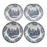 4 Johnson Bros porcelain dinner plates