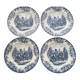4 Johnson Bros porcelain dinner plates