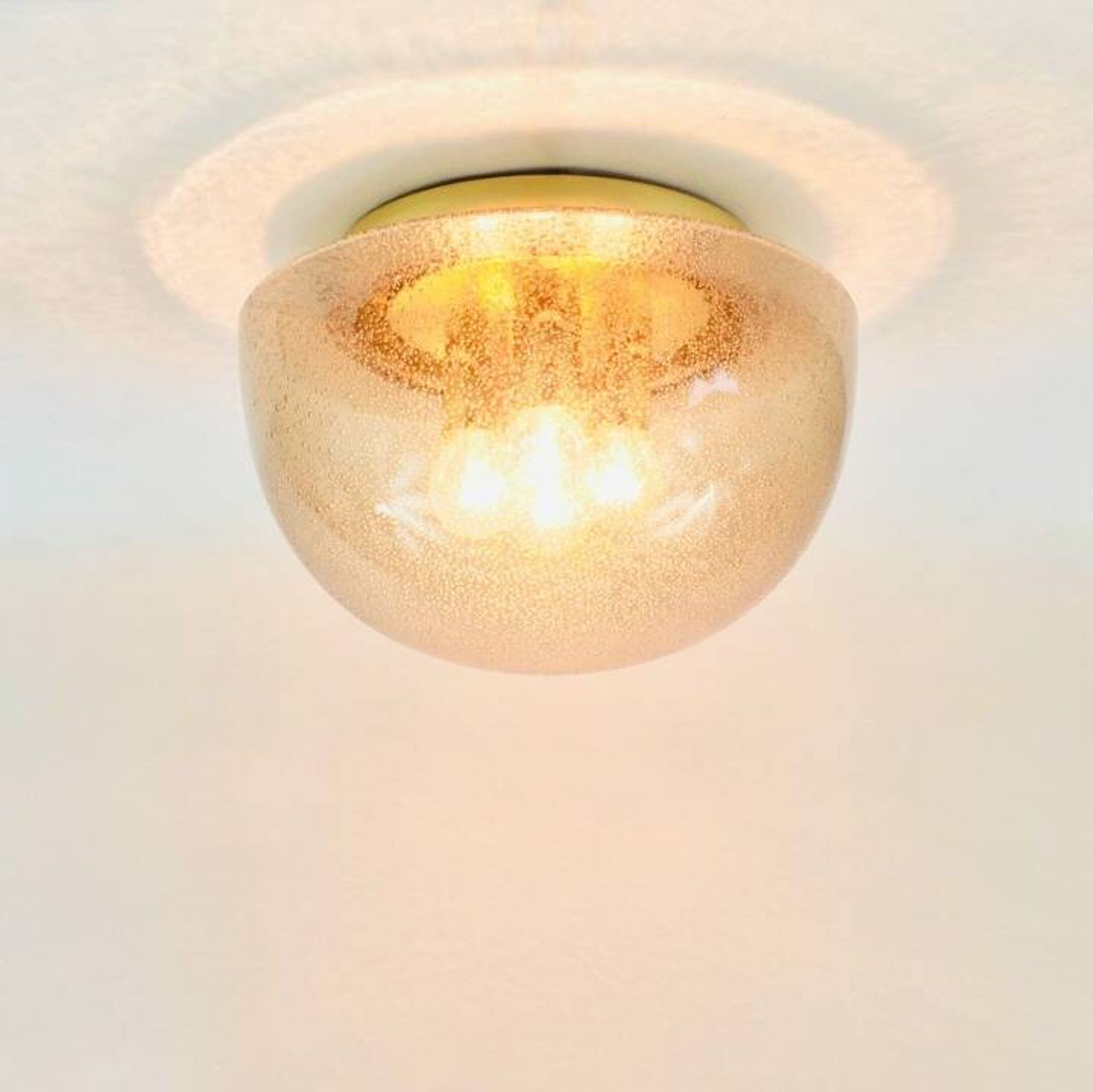 Large Space Age Mushroom-Shaped Ceiling Light from Limburg, Germany, 1970s
