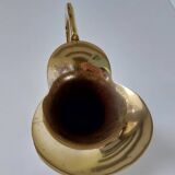 Brass octagonal pitcher vase