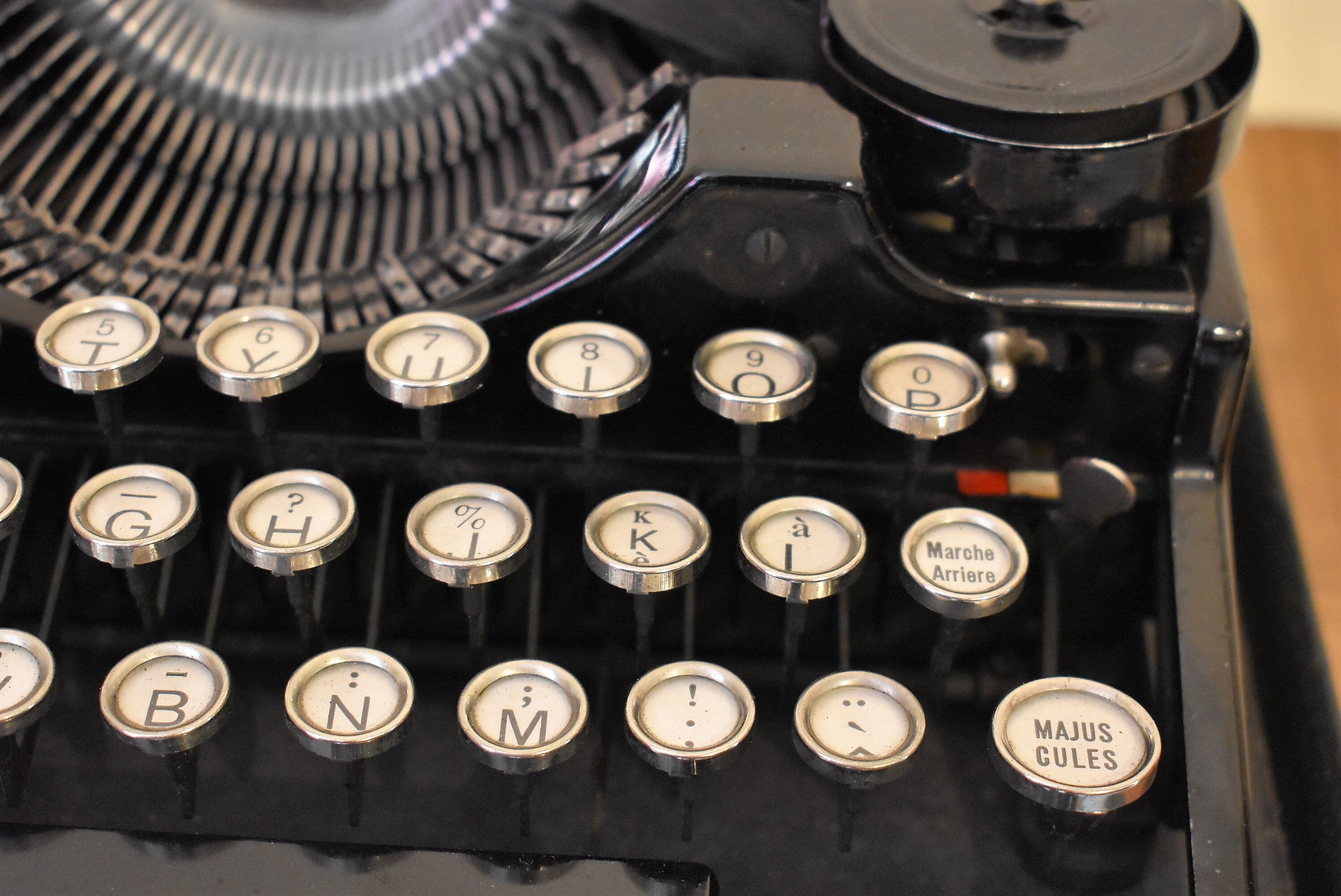 Underwood black notebook typewriter