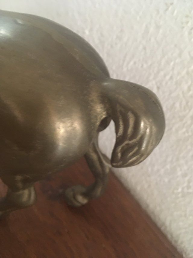 Vintage brass horse