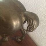 Vintage brass horse