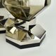 Motoko Ishii brass and glass ceiling light from the 1970s for Staff Leuchten