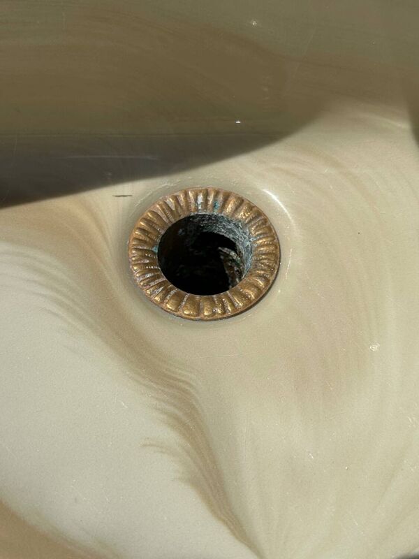 Lavabo vintage marbré -Idéal Standard