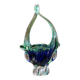 Murano: blown glass centerpiece basket