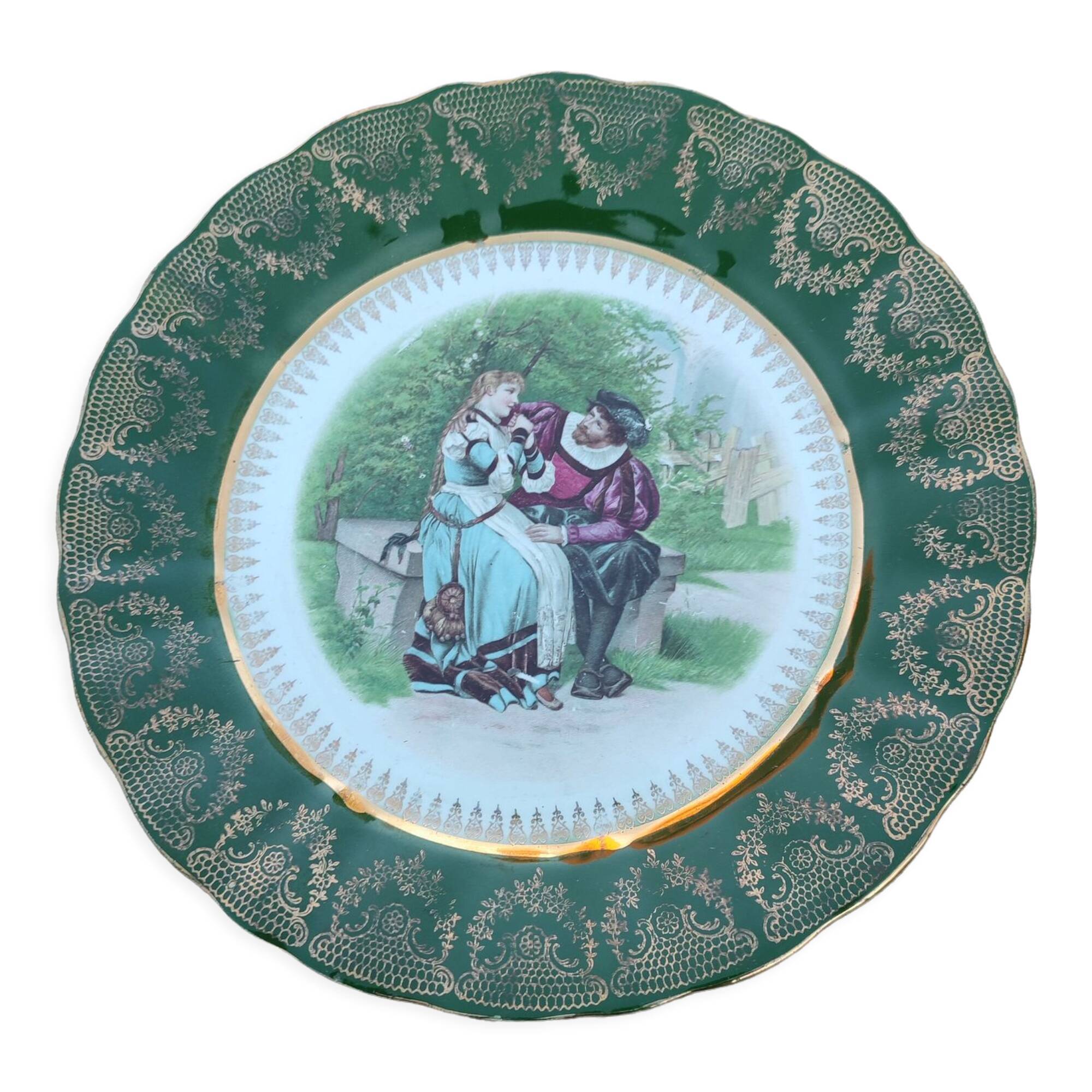 Antique ironstone plate
