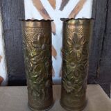 Shell casing vases