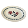 Oval plate with floral pattern - Digoin Sarreguemines - Cannes Collection