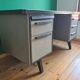 Bureau métallique vintage strafor