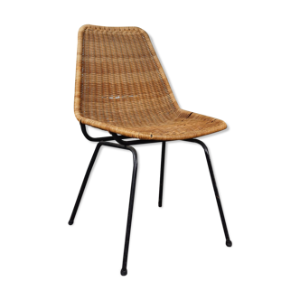 Rattan chair by Dirk van Sliedregt for Gebroeders Jonkers