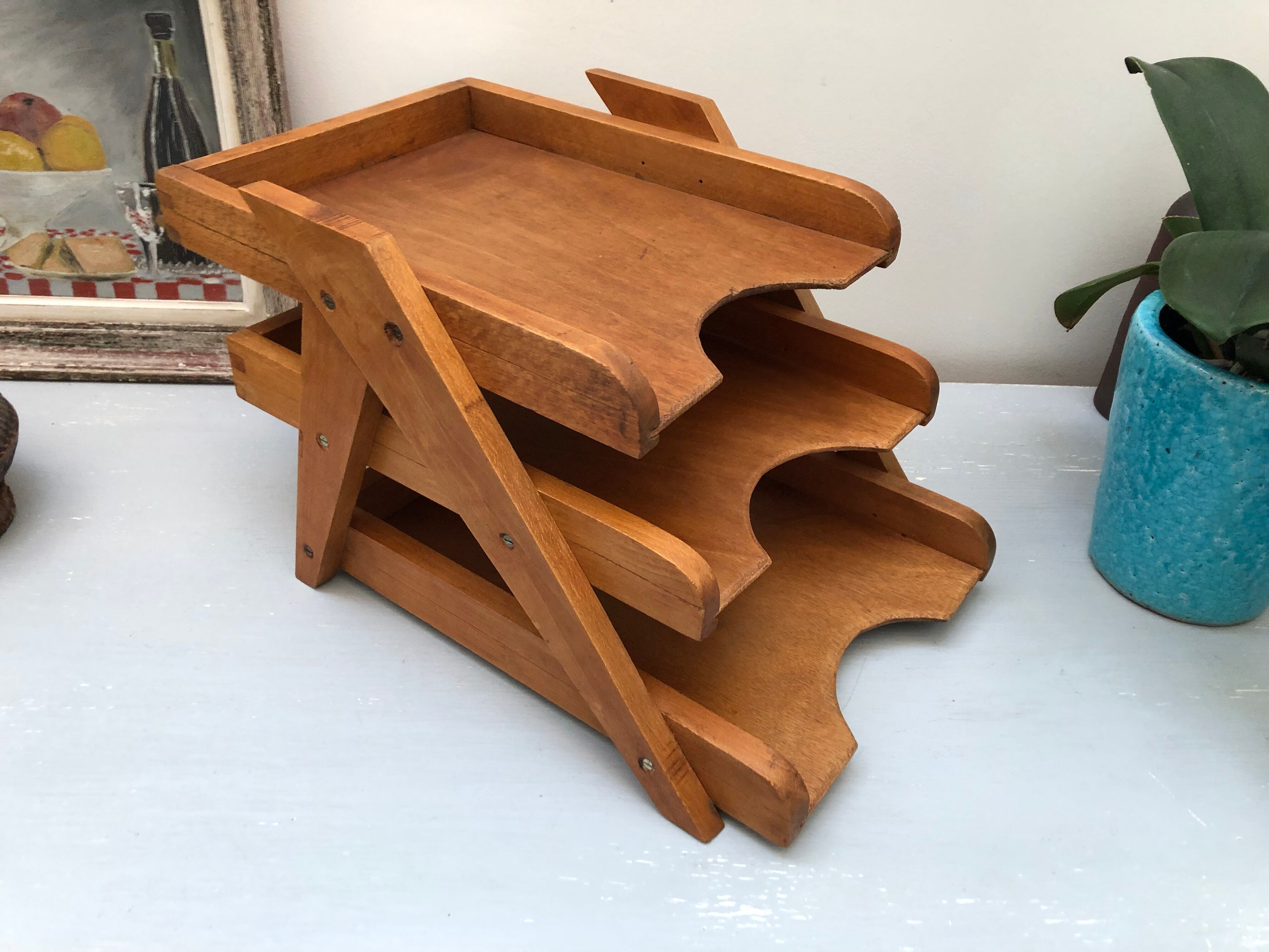 Old office sorter / document storage / letter holder / mail