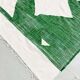Kilim Moroccan Berber ecru with green patterns 250x142cm