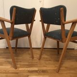 Pair of vintage Scandinavian style chairs
