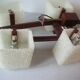Lustre luminaire en teck perspex années 1960/70 suspension vintage scandinave