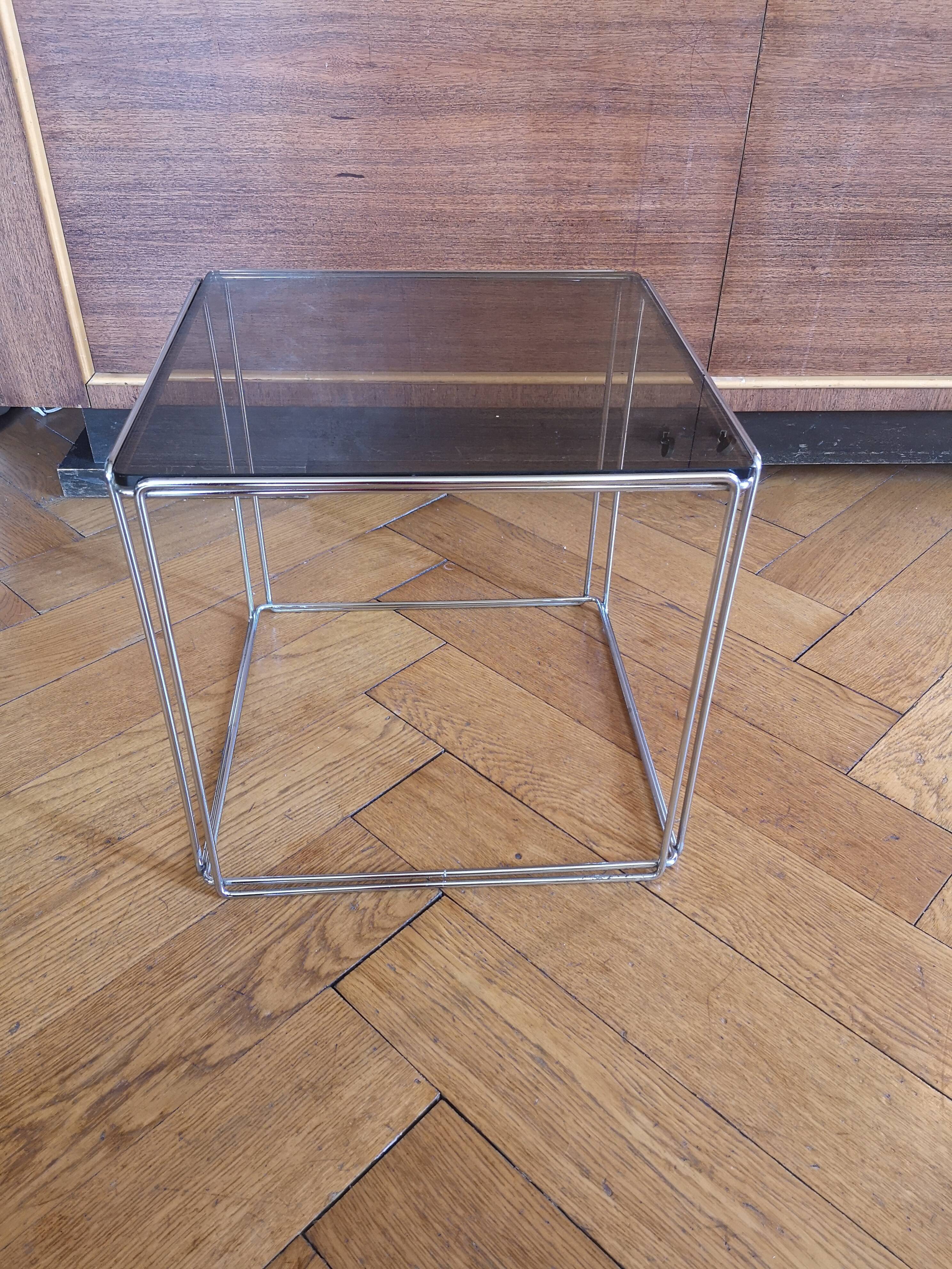 Max Sauze chrome coffee table