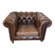 2 x Chesterfield leather armchairs - Artwood